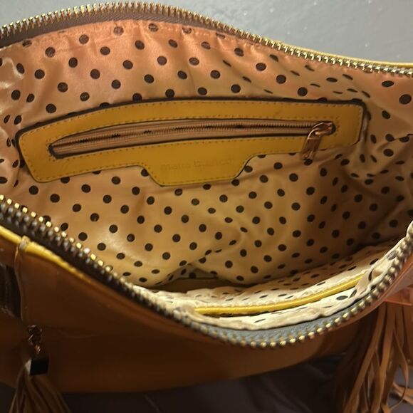 Mustard Yellow Melie Bianco Leather Hobo Bag - Picture 3 of 7